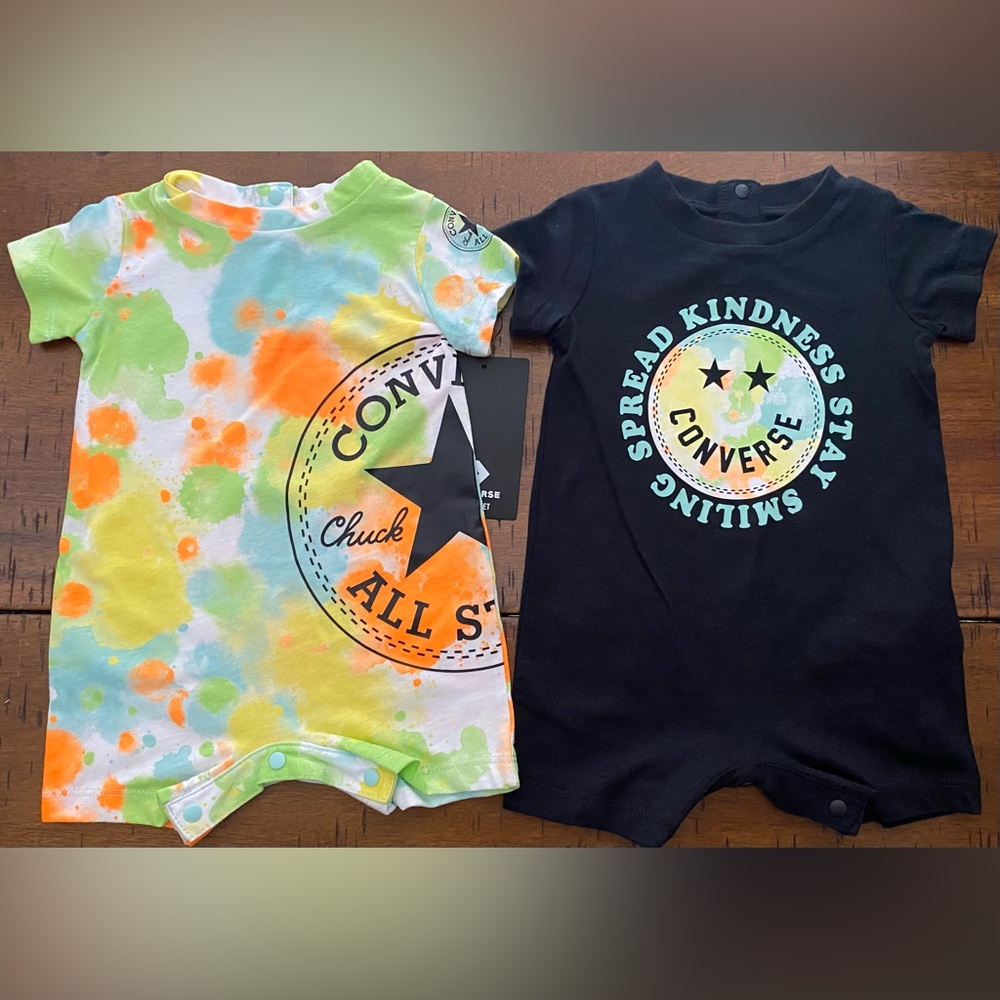 •NWT•Converse Baby Romper Set- 3M